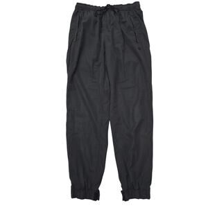 Adidas | Black, Prime Green Track Pants | Size Large